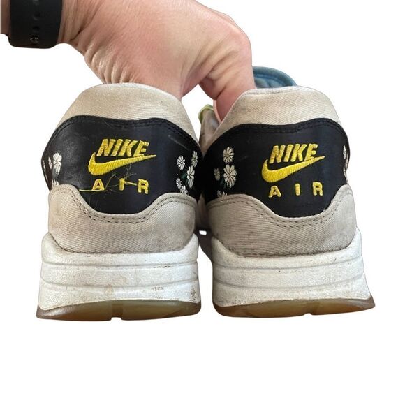 Nike Air Max 1 'Spring Daisy' White Gray/Green Sneaker - Size 8 - Picture 7 of 10